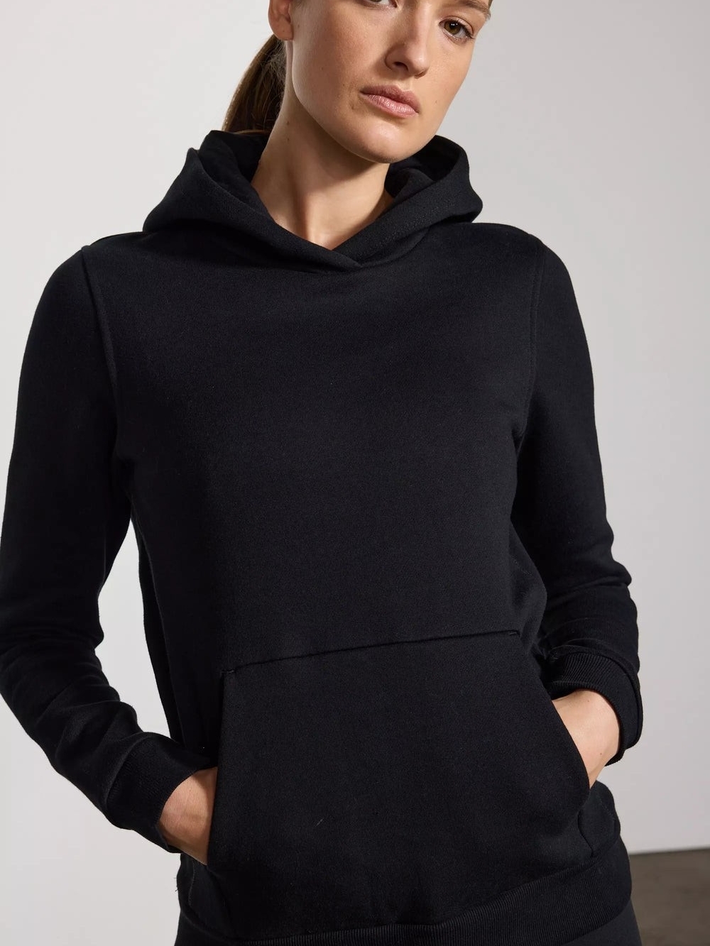 MPG Black Hooded Pullover Sweatshirt